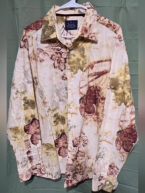 Tommy Bahama Floral Lightweight Button Down Shirt